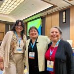 Athena Jackson (UCLA Dean of Libraries), Deborah Santiago (CEO, Excelencia in Education), and Sylvia Hurtado (UCLA Distinguished Professor) attend UC HSRI Congress.