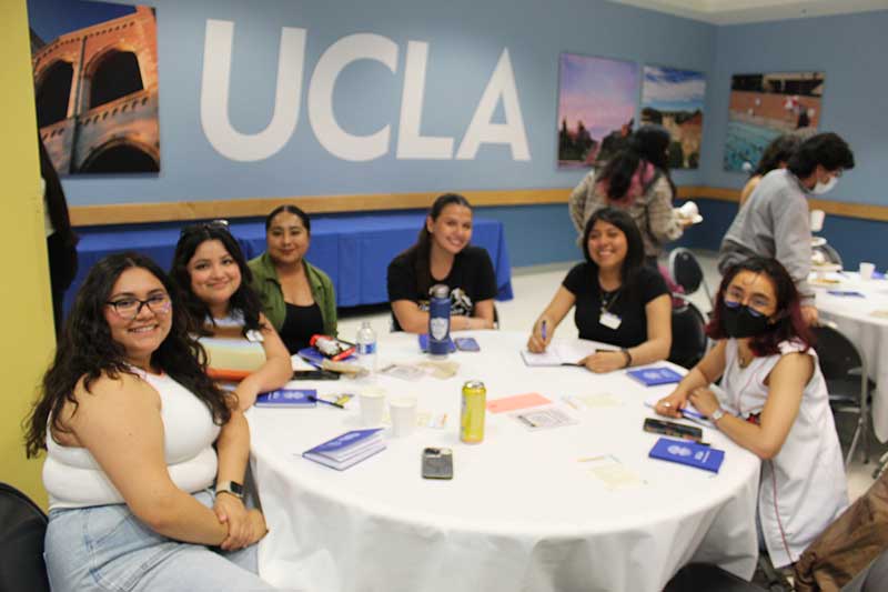 UCLA students engage at the annual student townhall.