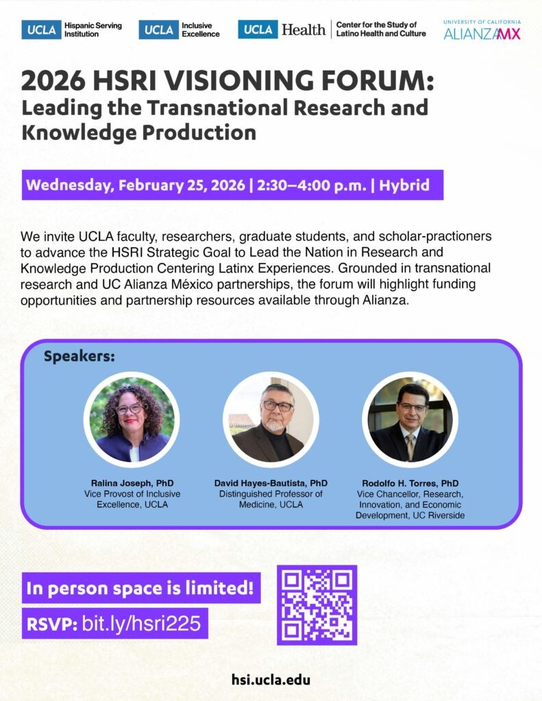flyer for 2026 hsri visioning forum: leasing the transnational research and knowledge production