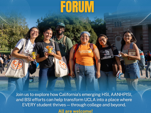 flyer for ucla 2026 organizational change forum, taking place on thursday, november 12, 2026 from 10 am-12 pm in the ucla james west alumni center, collins conference room and via zoom