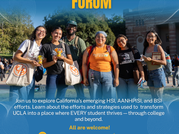 flyer for ucla 2026 organizational change forum, taking place on thursday, november 12, 2026 from 10 am-12 pm in the ucla james west alumni center, collins conference room and via zoom