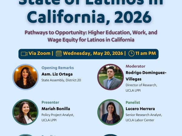 flyer for webinar - state of latinos in california (may 20, 2026)